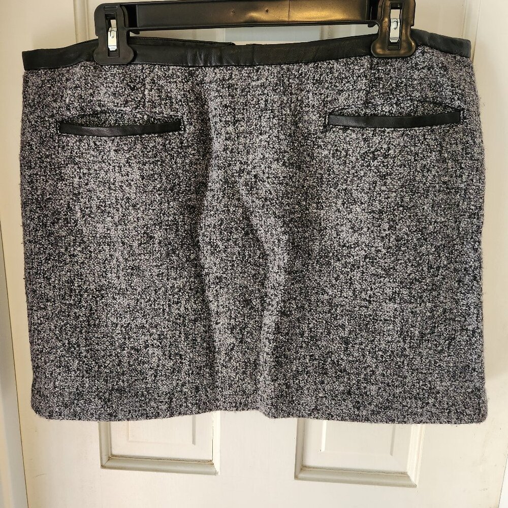 Grey Tweed GAP Mini Skirt